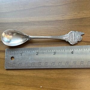 San Diego Vintage Silver-Tone Collectible Souvenir Spoon - San Diego Mission